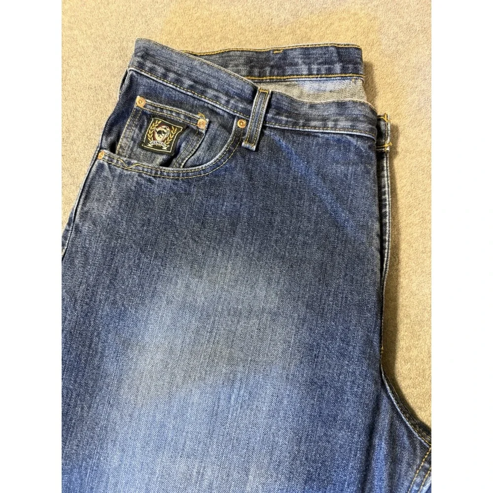 Cinch Jeans Mens 40x34 (33L) Black Label Blue Denim Work Wear Cowboy Ranch Rodeo